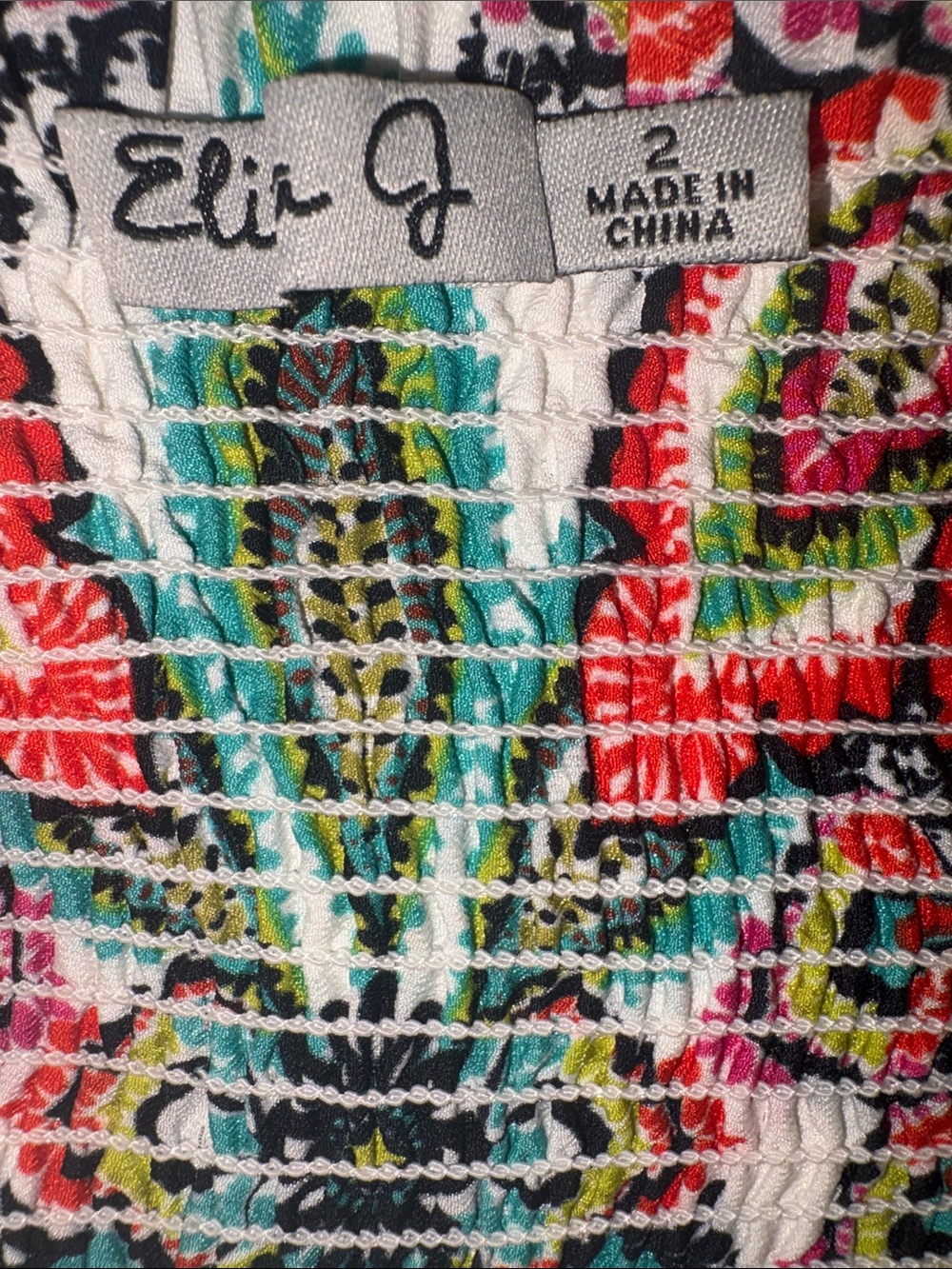 Eliza J maxi floral dress EUC size 2 - Picture 12 of 13